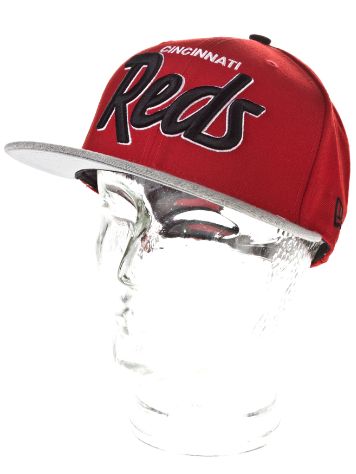 New Era Cincinnati Reds Team Script Heather Cap New Era Cincinnati Reds Team Script Heather Cap