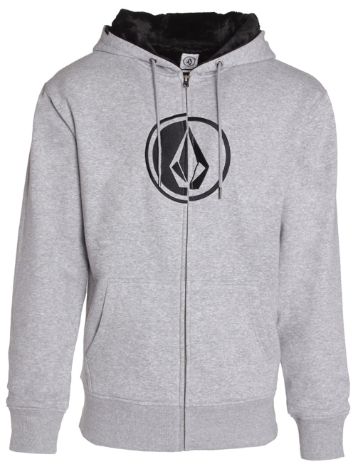 Volcom Circle Stone Lined Fleece Zip Hoodie Volcom Circle Stone Lined Fleece Zip Hoodie