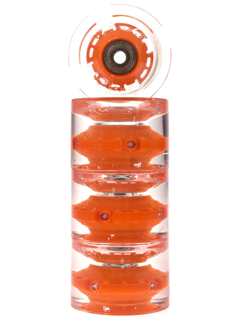Orange 65mm Conical Cruiser Wheels
