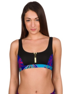 Polynesia Zipped Bikini Top