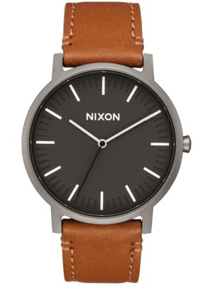 unisexe Nixon The Porter Leather Watch A1058-2494